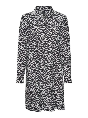 Obrázek produktu VERO MODA Košilové šaty 'Sissi' černá / bílá