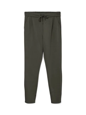 Obrázek produktu Vero Moda Petite Kalhoty se sklady v pase 'Eva' tmavě zelená
