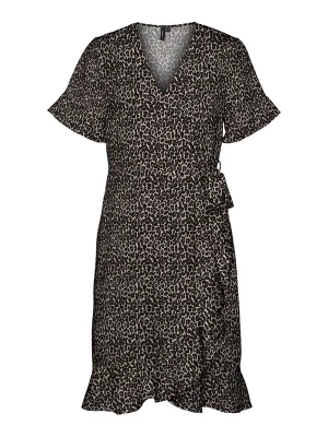 Obrázek produktu VERO MODA Šaty 'Henna' béžová / hnědá / černá