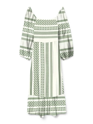 Obrázek produktu VERO MODA Šaty 'VMDICTHE' kiwi / bílá