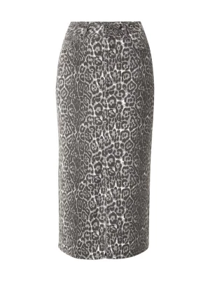 Obrázek produktu VERO MODA Sukně 'VMVERI' světle šedá / tmavě šedá / bílá