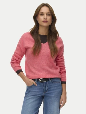 Obrázek produktu Vero Moda Svetr Crewlefile 10233357 Korálová Loose Fit