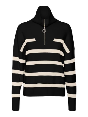 Obrázek produktu VERO MODA Svetr 'Saba' černá / offwhite