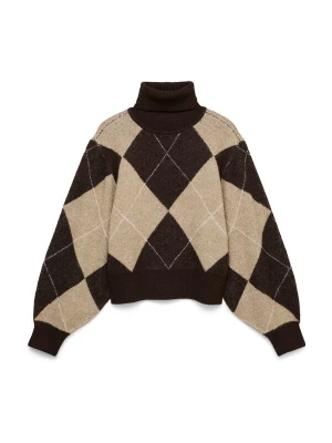 Obrázek produktu VERO MODA Svetr 'VMDarla' čokoládová / cappuccino / bílá