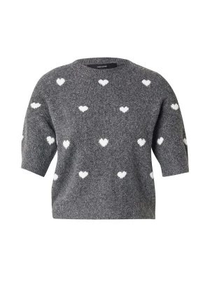 Obrázek produktu VERO MODA Svetr 'VMDoffy Intarsia' tmavě šedá / bílá