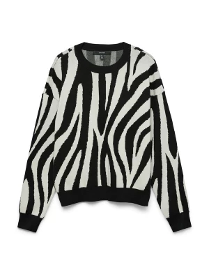 Obrázek produktu VERO MODA Svetr 'VMSilje' krémová / černá