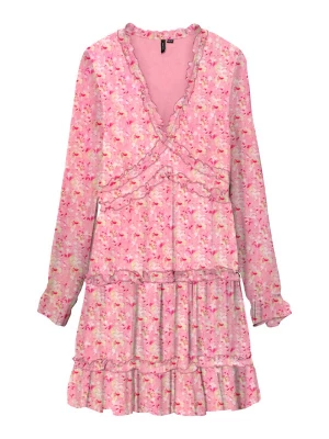 Obrázek produktu Vero Moda Tall Šaty 'VMSMILLA' limone / růžová / červená / bílá