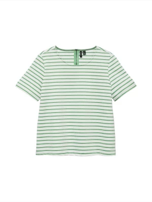 Obrázek produktu VERO MODA Tričko 'VMABBY' světle zelená / bílá
