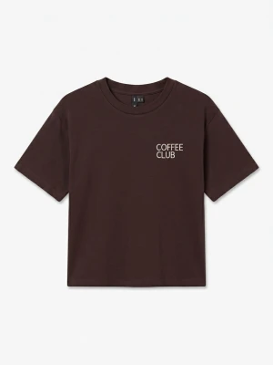 Obrázek produktu VERO MODA Tričko 'VMPAULINA THEA' hnědá / bílá