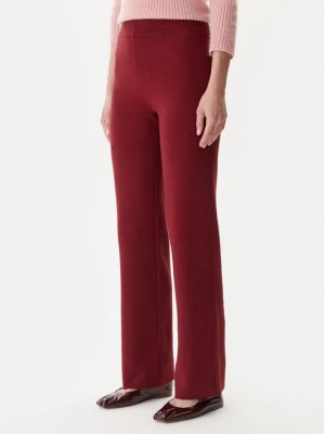 Obrázek produktu Vero Moda Úpletové kalhoty Gold Art 10332174 Bordó Loose Fit