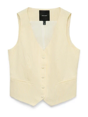 Obrázek produktu VERO MODA Vesta k obleku žlutá / bílá