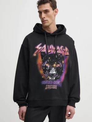 Obrázek produktu Versace Jeans Couture Bavlněná mikina Versace Jeans Couture černá