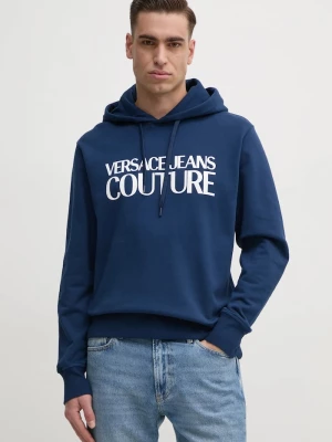 Obrázek produktu Versace Jeans Couture Bavlněná mikina Versace Jeans Couture námořnická modř