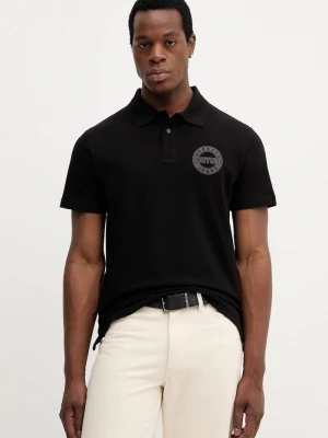 Obrázek produktu Versace Jeans Couture Bavlněné polo tričko Versace Jeans Couture černá