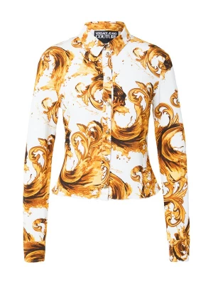 Obrázek produktu Versace Jeans Couture Halenka čokoládová / zlatě žlutá / mandarinkoná / bílá