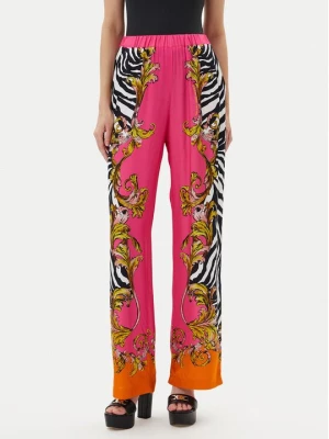 Obrázek produktu Versace Jeans Couture Kalhoty z materiálu 78HAA1P2 Růžová Straight Fit