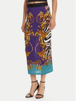 Obrázek produktu Versace Jeans Couture Pouzdrová sukně 78HAE8P6 Fialová Slim Fit