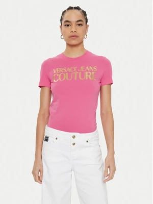 Obrázek produktu Versace Jeans Couture T-Shirt 78HAHT01 Růžová Regular Fit