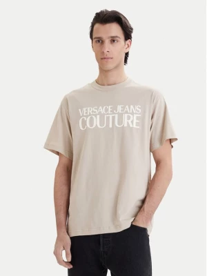 Obrázek produktu Versace Jeans Couture T-Shirt 80GAHT01 CJ00T Béžová Regular Fit