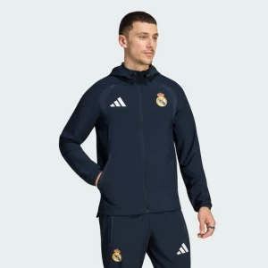 Obrázek produktu Větrovka na zip Real Madrid Tiro Travel Adidas Night Navy