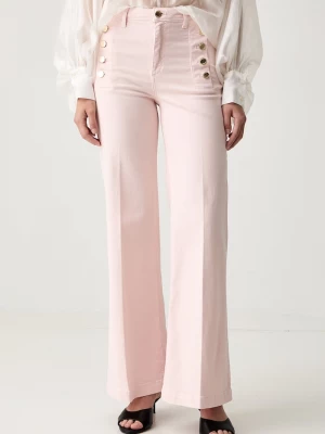 Obrázek produktu ViCOLO wide leg džíny dámské růžová