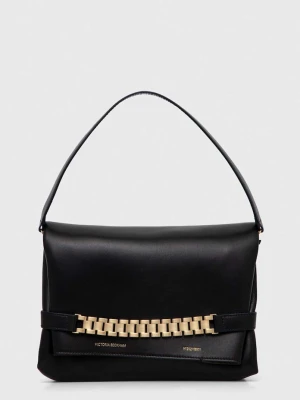 Obrázek produktu Victoria Beckham Kožené psaníčko Chain Pouch černá
