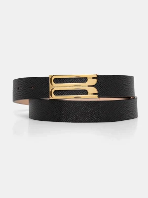Obrázek produktu Victoria Beckham pásek dámský kožený černá