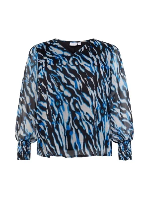 Obrázek produktu Vila Curve Halenka 'VIFalia' azurová / černá / offwhite