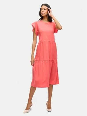 Obrázek produktu Vila Každodenní šaty Summer 14087542 Korálová Loose Fit