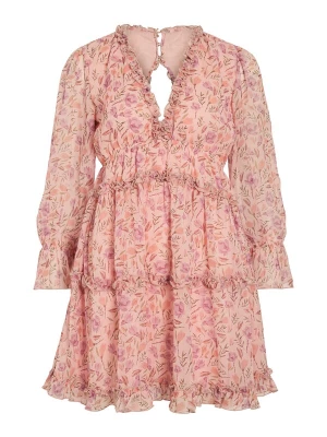 Obrázek produktu VILA Šaty 'VIJASMINE' khaki / růžová / eosin / starorůžová