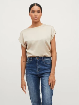 Obrázek produktu Vila T-Shirt Ellette 14059563 Béžová Regular Fit
