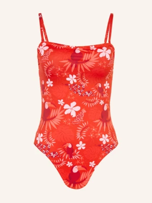 Obrázek produktu Vilebrequin Plavky Bandeau Facette červená / růžová / tmavě červená