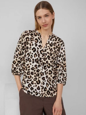 Obrázek produktu Viskózová halenka s leopardím vzorem s.Oliver krémová