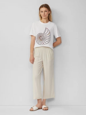Obrázek produktu Viskózové culottes s elastickým pasem s.Oliver krémová