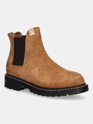 Obrázek produktu Visvim Semišové kotníkové boty Visvim GORNERGRAT MID-FOLK hnědá