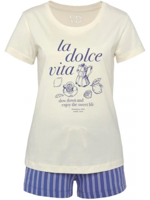 Obrázek produktu VIVANCE by LASCANA Pyžamo modrá / světlemodrá