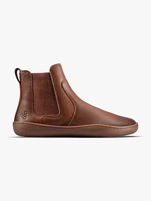 Obrázek produktu Vivobarefoot kotníkové Chelsea boty dámské kožené SENSUS CHELSEA hnědá
