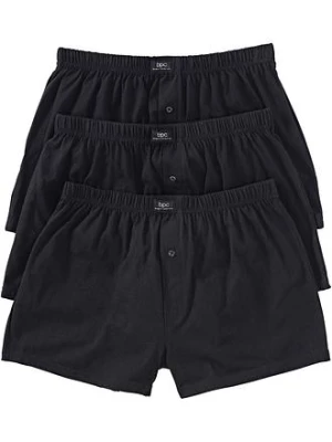 Obrázek produktu Volné žerzejové boxerky z bavlny (3 ks v balení) BonPrix
