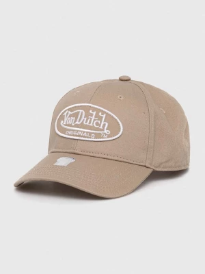 Obrázek produktu Von Dutch Bavlněná baseballová čepice Von Dutch béžová