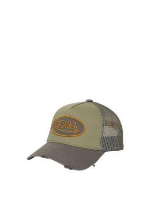 Obrázek produktu Von Dutch Kšiltovka antracitová / barvy bláta / khaki / tmavě oranžová