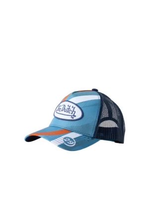 Obrázek produktu Von Dutch Kšiltovka 'Subl' námořnická modř / azurová modrá / oranžová / bílá