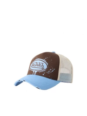 Obrázek produktu Von Dutch Originals Kšiltovka tyrkysová / tmavě hnědá / bílá