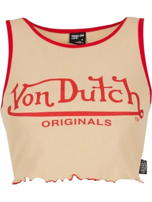 Obrázek produktu Von Dutch Originals Top 'Ashley' béžová / červená