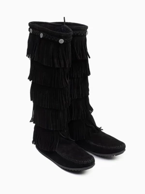 Obrázek produktu Vysoká obuv Minnetonka černá