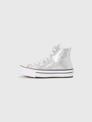 Obrázek produktu Vysoké tenisky Converse stříbrná barva