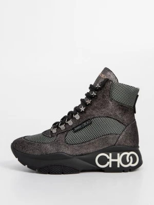 Obrázek produktu Vysoké tenisky Jimmy Choo antracitová