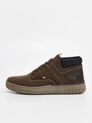 Obrázek produktu Vysoké tenisky U.S. POLO ASSN. skvrnitě hnědá