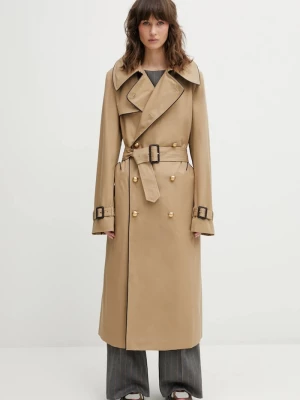 Obrázek produktu Wales Bonner Bavlněný kabát Wales Bonner Gates Crombie Coat béžová