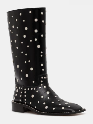 Obrázek produktu Wales Bonner Kožené kotníkové boty Wales Bonner Studded Boot černá