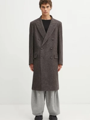 Obrázek produktu Wales Bonner Vlněný kabát Wales Bonner Mayfair Coat hnědá